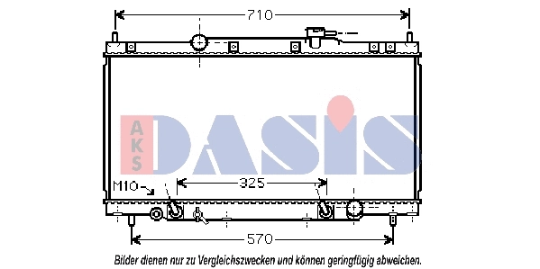 Radiator, engine cooling (100062N)