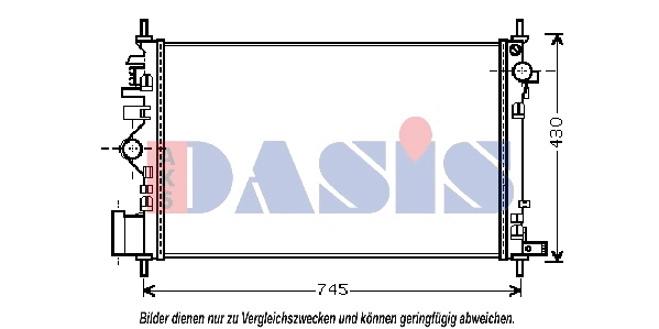Radiator, engine cooling (150096N)