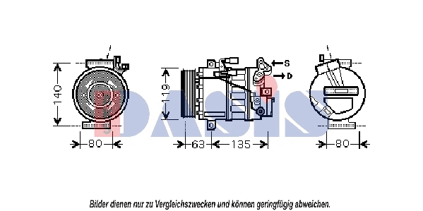 Compressor, air conditioning (851878N)