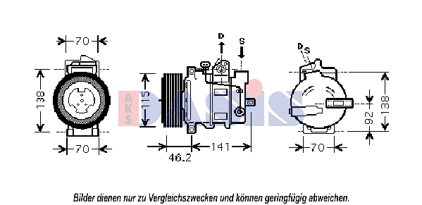 Compressor, air conditioning (851849N)