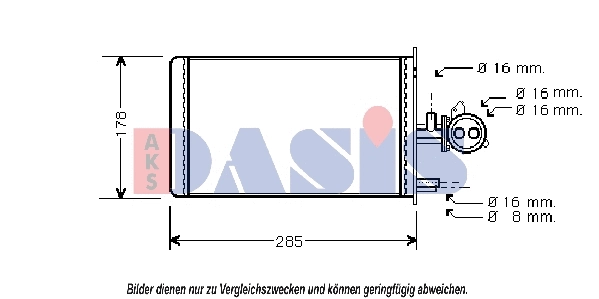 Heat Exchanger, interior heating (169030N)