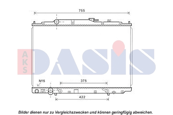 Radiator, engine cooling (100072N)