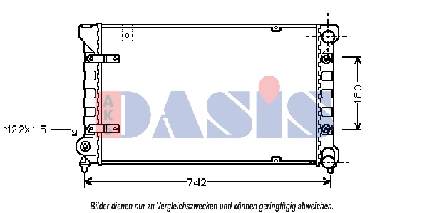 Radiator, engine cooling (330001N)