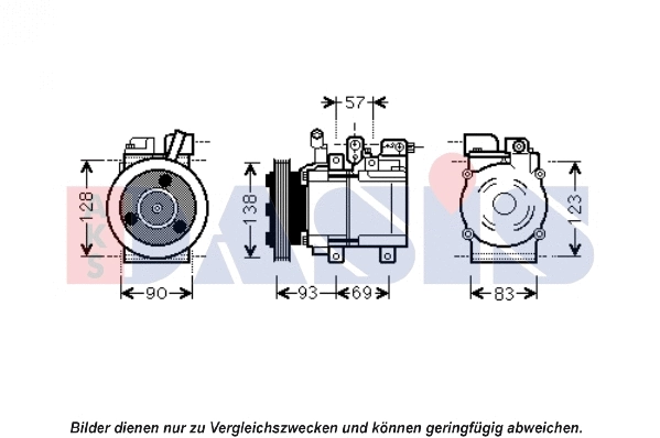 Compressor, air conditioning (851950N)