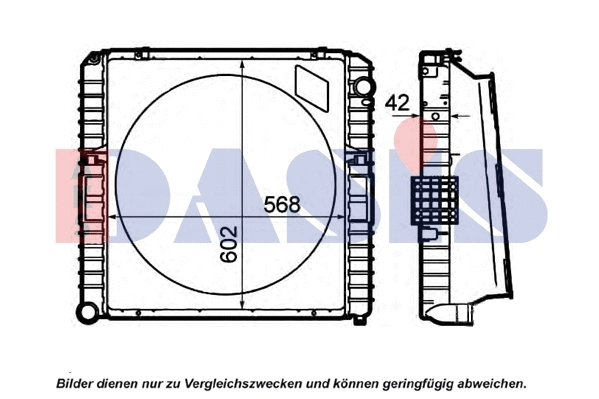 Radiator, engine cooling (400042N)