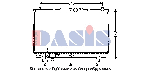 Radiator, engine cooling (510037N)