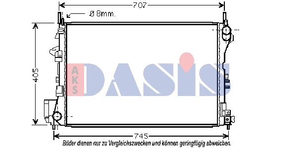 Radiator, engine cooling (152013N)