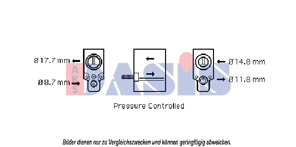 Expansion Valve, air conditioning (840150N)