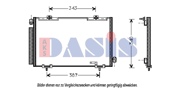 Condenser, air conditioning (212015N)