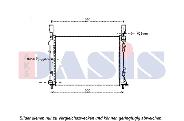 Radiator, engine cooling (180087N)