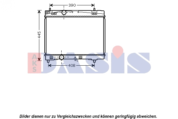 Radiator, engine cooling (210062N)