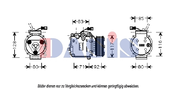 Compressor, air conditioning (851388N)