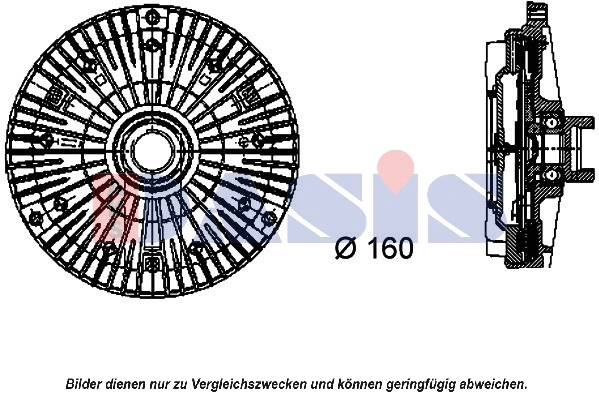 Clutch, radiator fan (058012N)