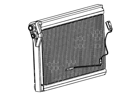 Evaporator, air conditioning (820400N)