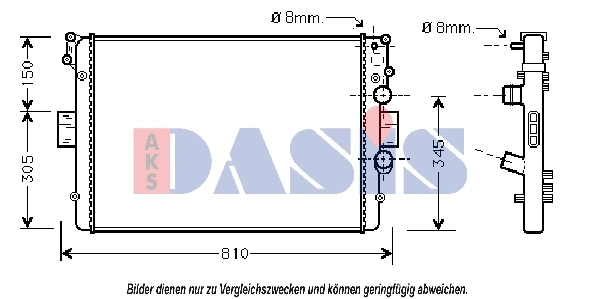 Radiator, engine cooling (400009N)