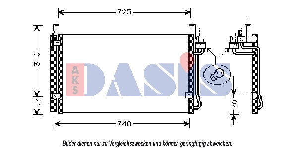 Condenser, air conditioning (562150N)