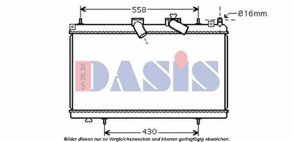 Radiator, engine cooling (160109N)