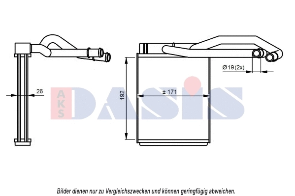 Heat Exchanger, interior heating (519027N)