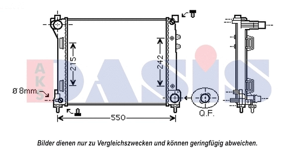 Radiator, engine cooling (300017N)