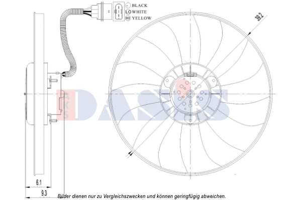 Fan, engine cooling (048116N)