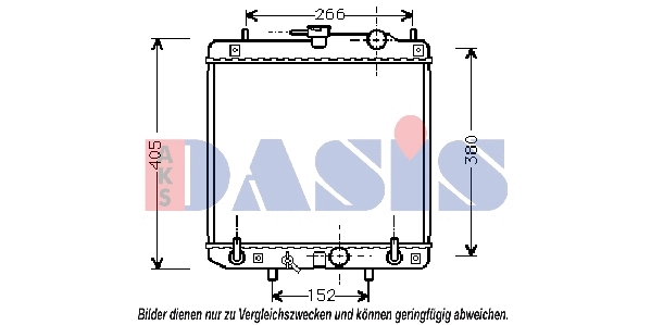Radiator, engine cooling (360017N)