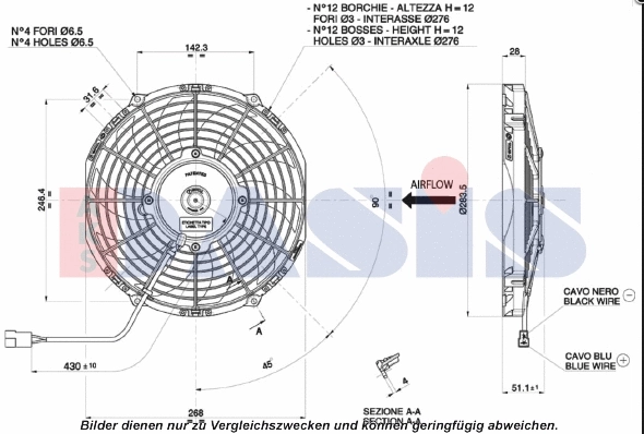 Fan, air conditioning condenser (870234N)