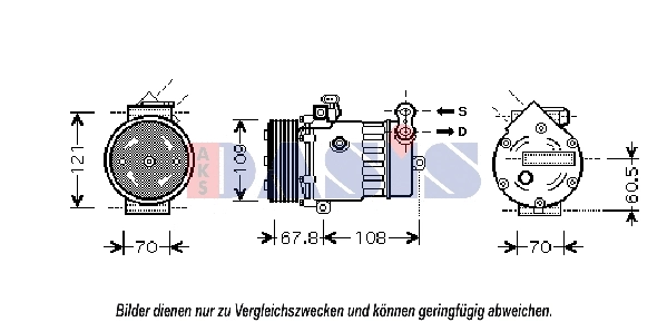 Compressor, air conditioning (851863N)