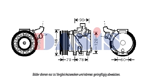 Compressor, air conditioning (851037N)