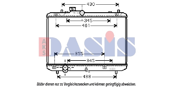 Radiator, engine cooling (320032N)