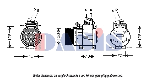 Compressor, air conditioning (850868N)