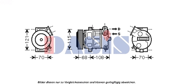 Compressor, air conditioning (851604N)