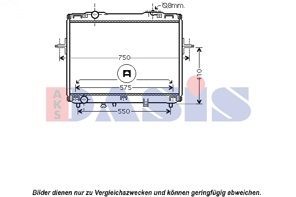 Radiator, engine cooling (510088N)
