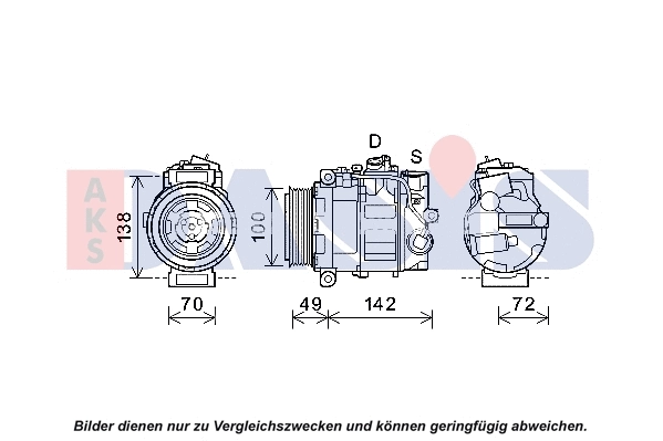 Compressor, air conditioning (852711N)
