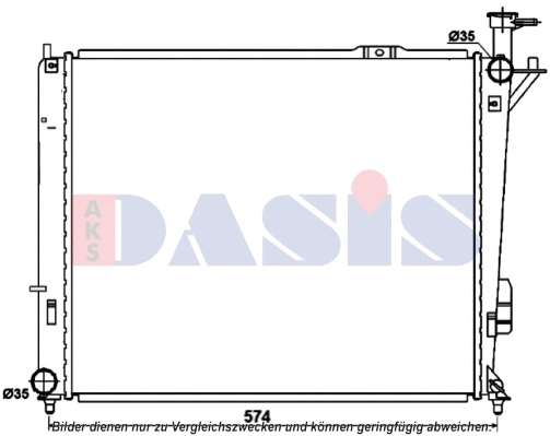 Radiator, engine cooling (560092N)
