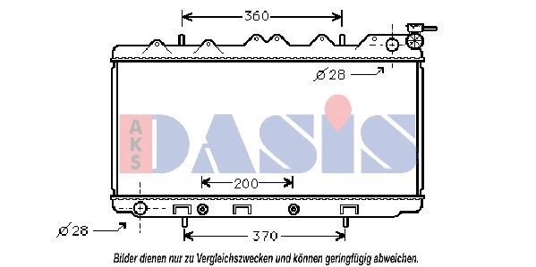Radiator, engine cooling (070310N)