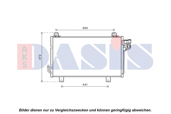 Condenser, air conditioning (112044N)