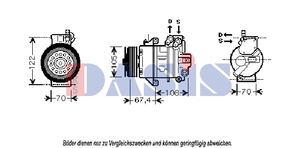 Compressor, air conditioning (851846N)