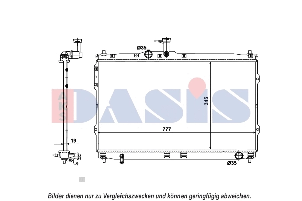 Radiator, engine cooling (510167N)
