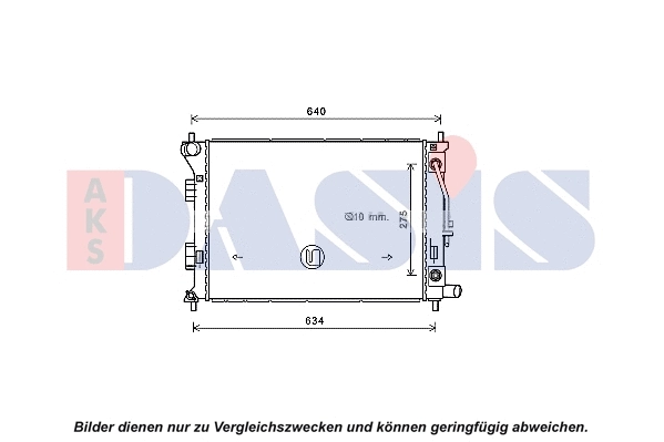 Radiator, engine cooling (560098N)