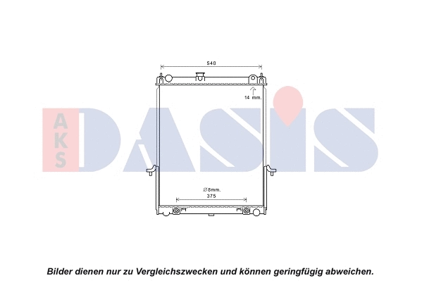 Radiator, engine cooling (070177N)