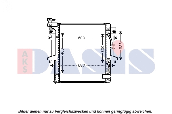 Radiator, engine cooling (140101N)