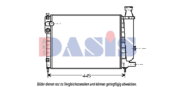 Radiator, engine cooling (060340N)