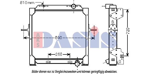 Radiator, engine cooling (390035N)