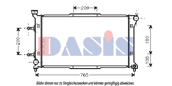 Radiator, engine cooling (350250N)
