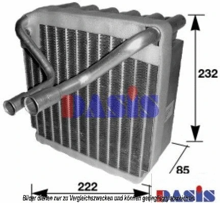 Evaporator, air conditioning (820620N)