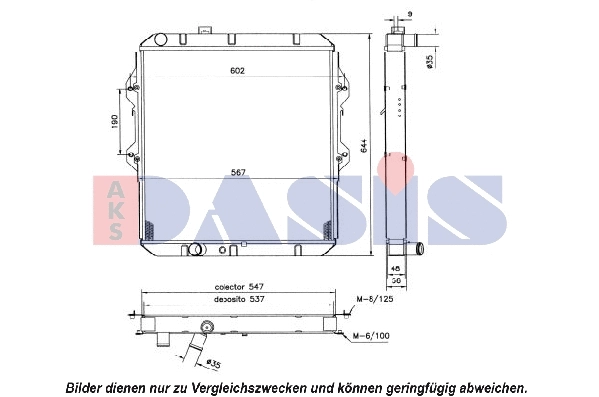 Radiator, engine cooling (211920N)