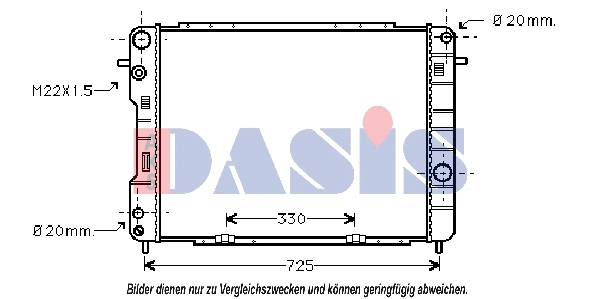 Radiator, engine cooling (150029N)