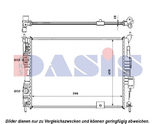 Radiator, engine cooling (070129N)