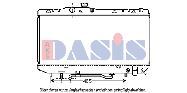 Radiator, engine cooling (211560N)