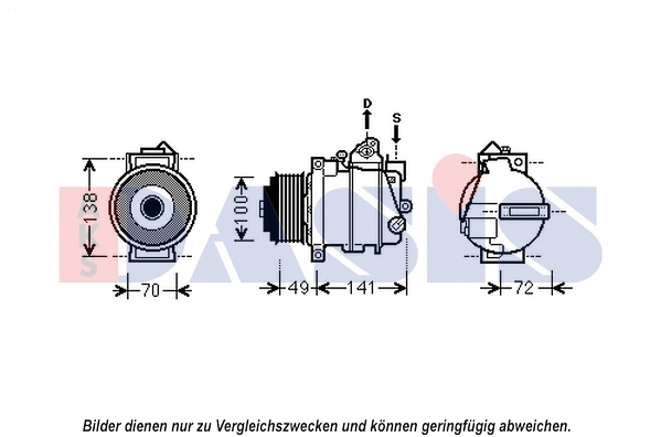 Compressor, air conditioning (852584N)